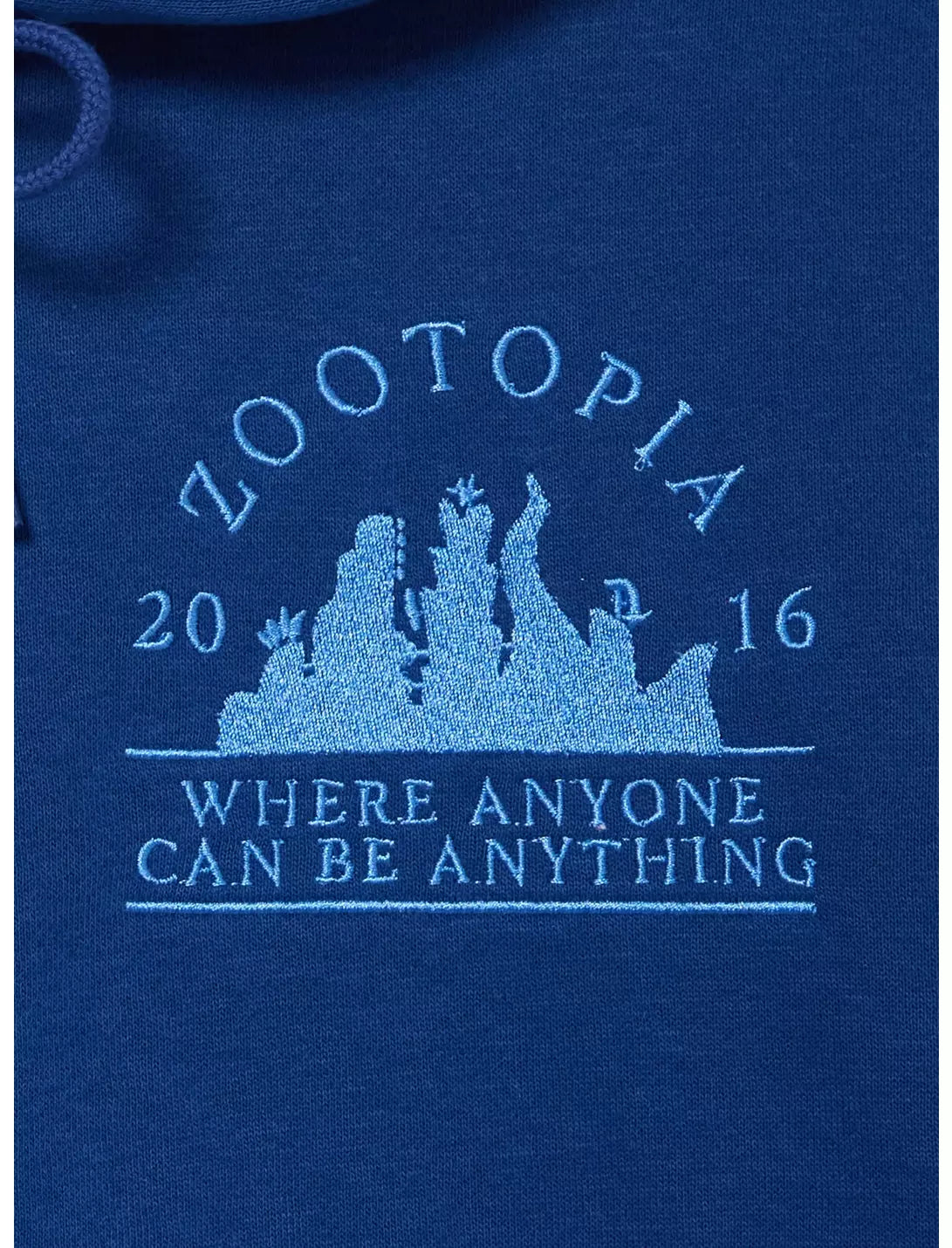 Hoodies zippé Zootopie bleu -  Décembre 2025