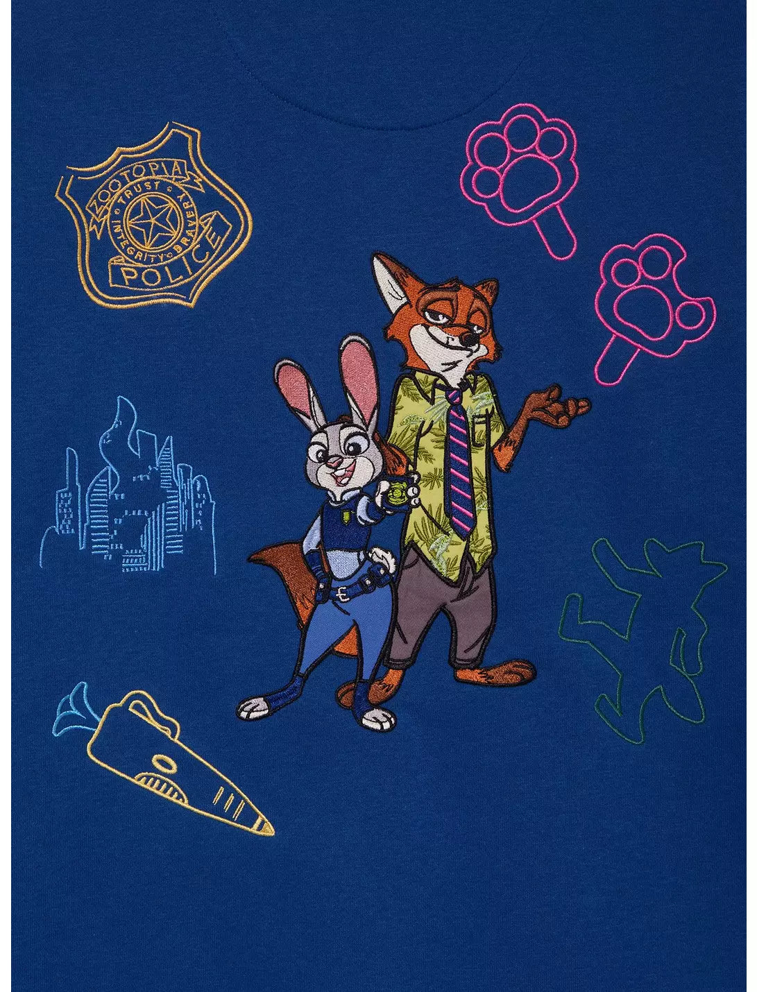 Hoodies zippé Zootopie bleu -  Décembre 2025