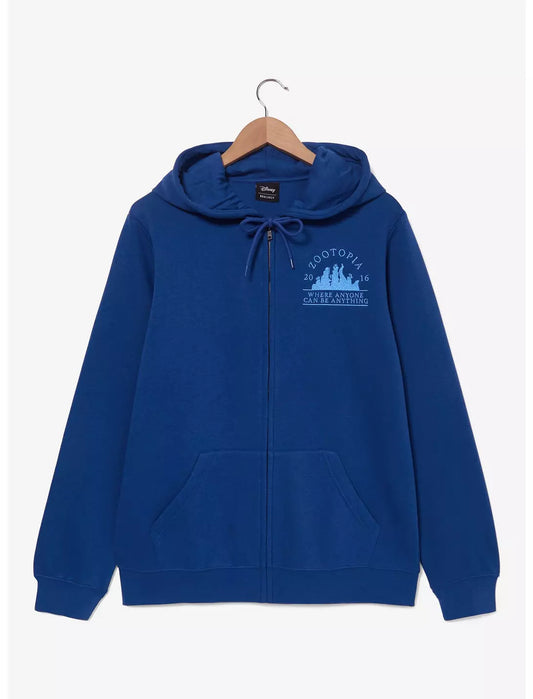 Hoodies zippé Zootopie bleu -  Décembre 2025