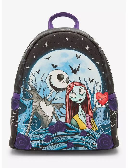 Sac à dos Jack et Sally au clair de lune