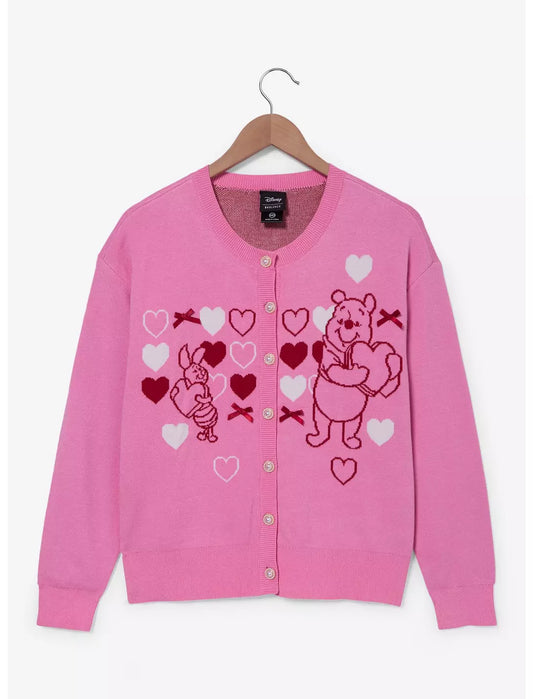 Cardigan Winnie l'ourson et Porcinet love
