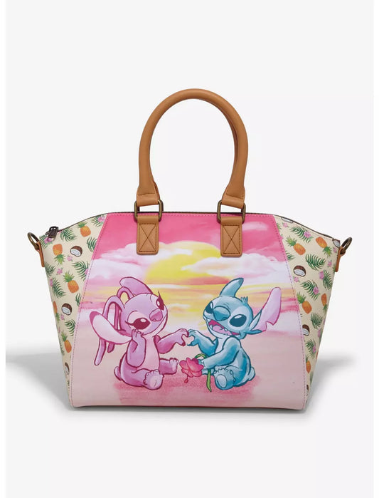 Sac à bandoulière Stitch et Angel Love
