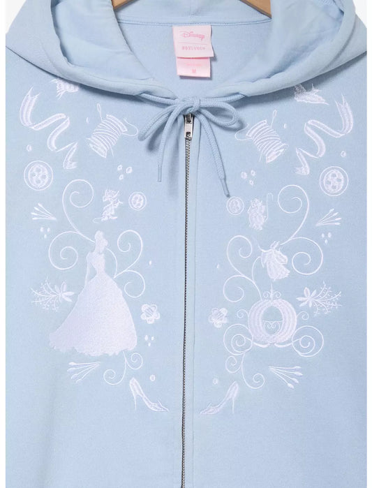 Hoodies zip Cendrillon silhouettes