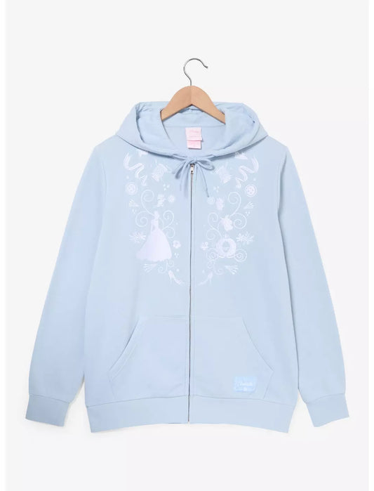 Hoodies zip Cendrillon silhouettes