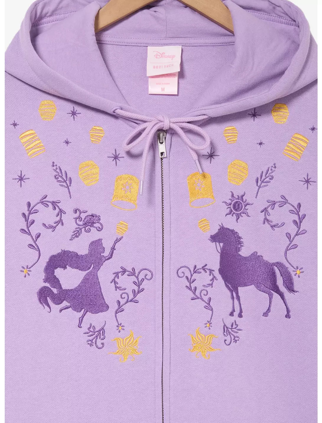 Hoodies zip Raiponce et Max silhouettes