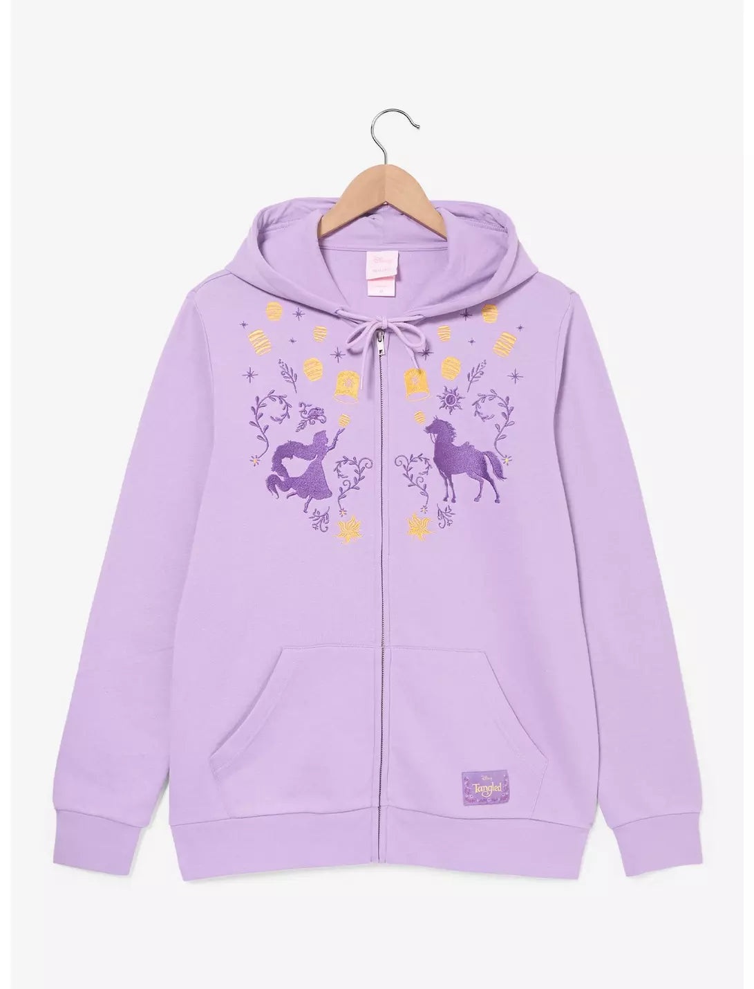 Hoodies zip Raiponce et Max silhouettes