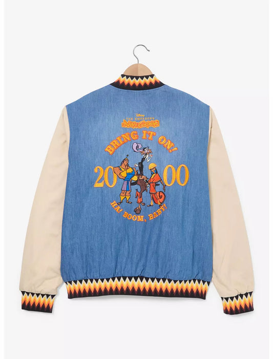 Veste universitaire en jean Disney « Kuzco, l'empereur mégalo »