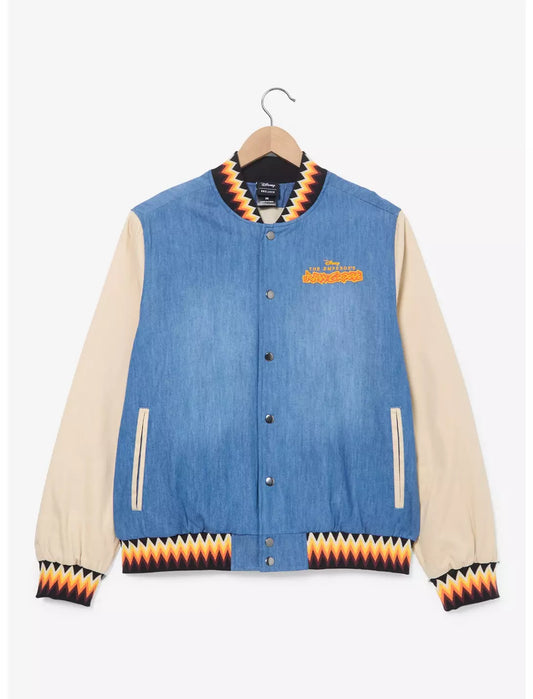 Veste universitaire en jean Disney « Kuzco, l'empereur mégalo »