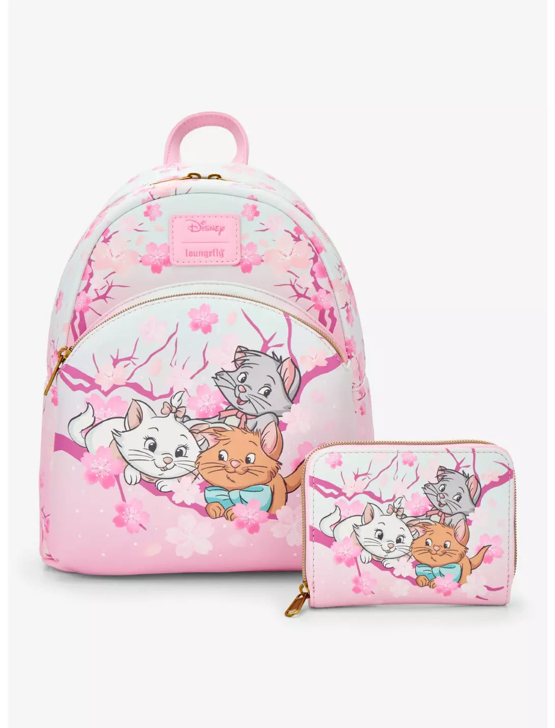 Portefeuille Aristochats Fleurs de cerisier