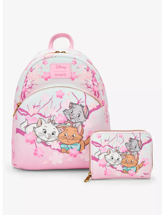 Portefeuille Aristochats Fleurs de cerisier