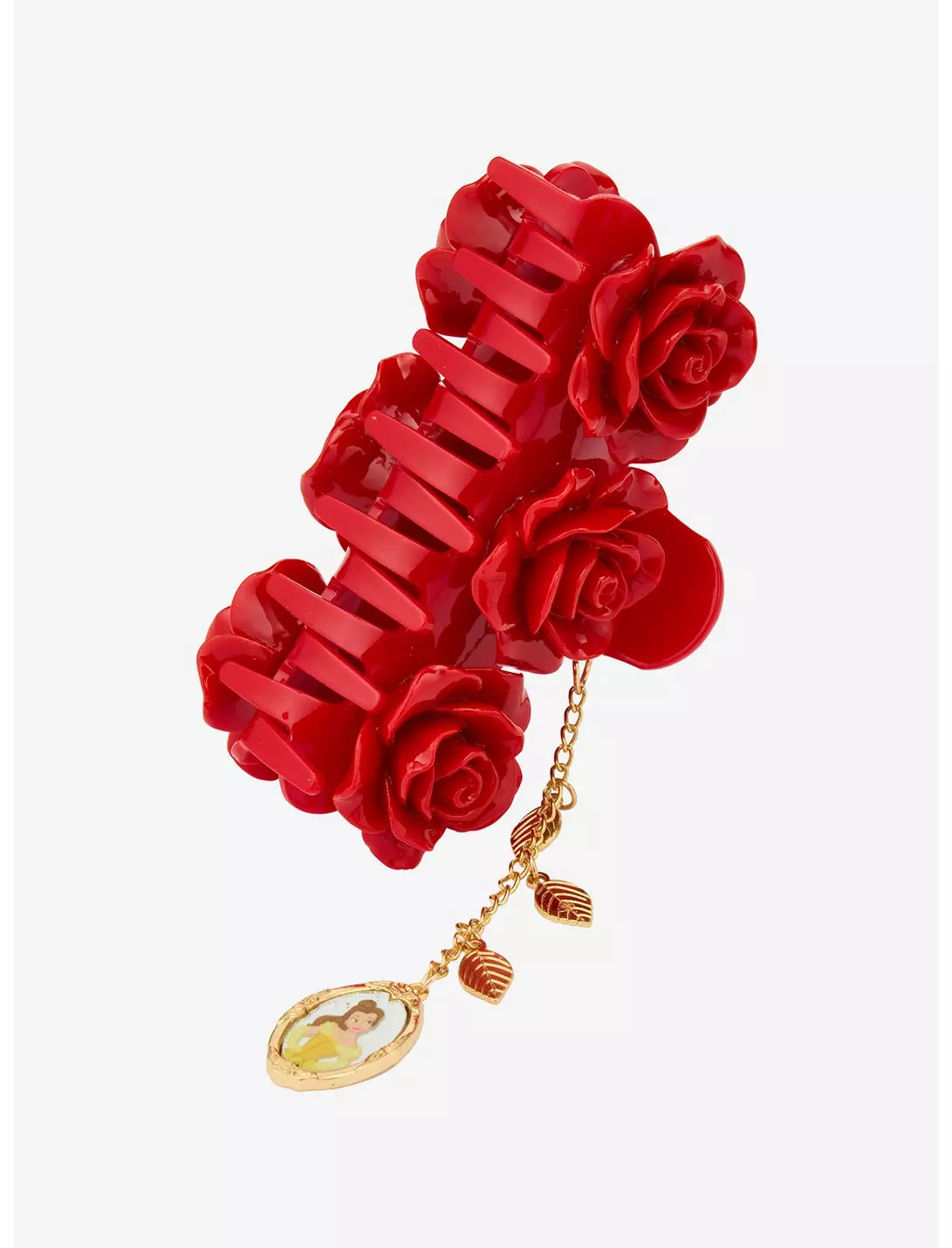 Pince à cheveux Belle et Rose  La Belle et la Bête