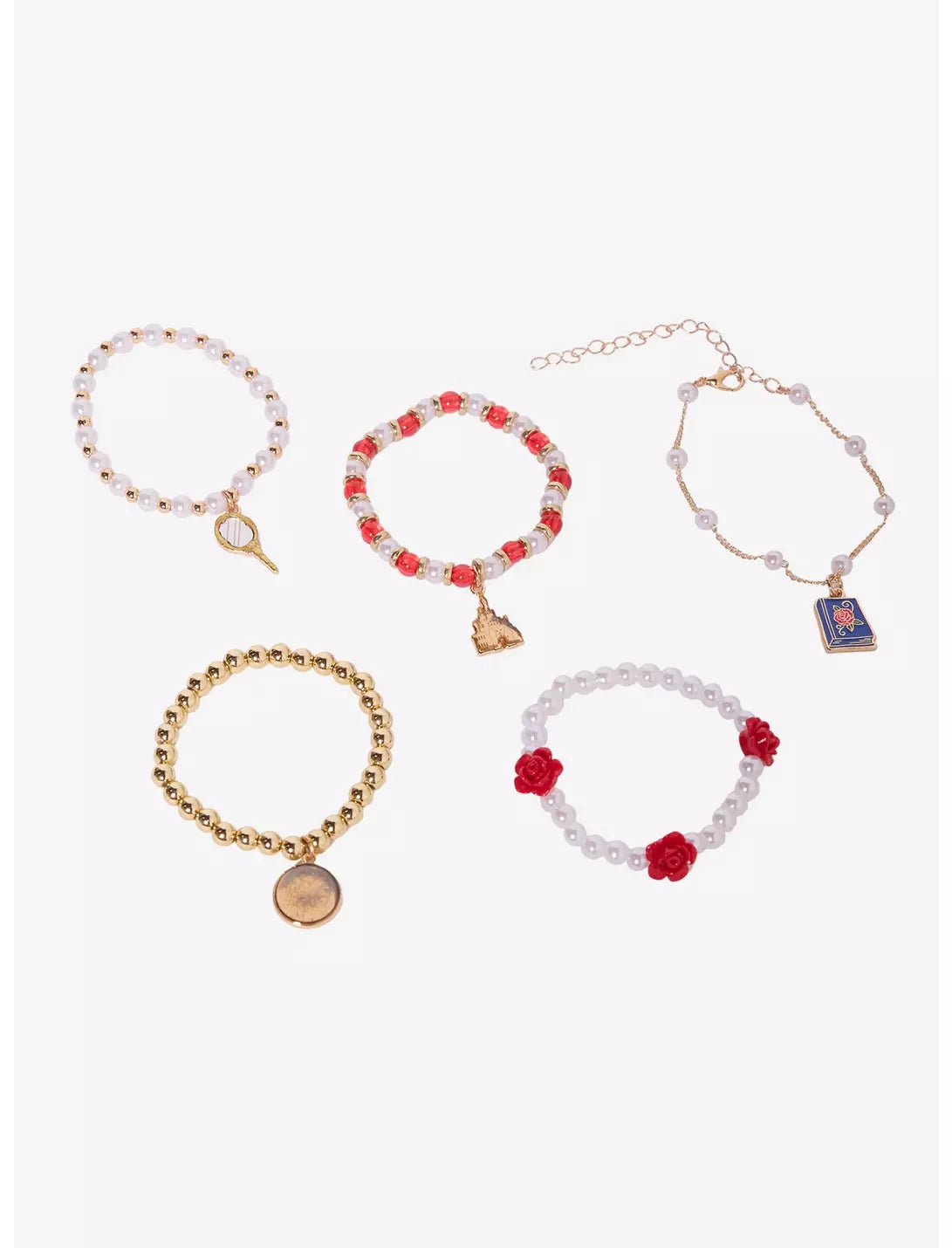 Coffret de bracelets La Belle et la Bête