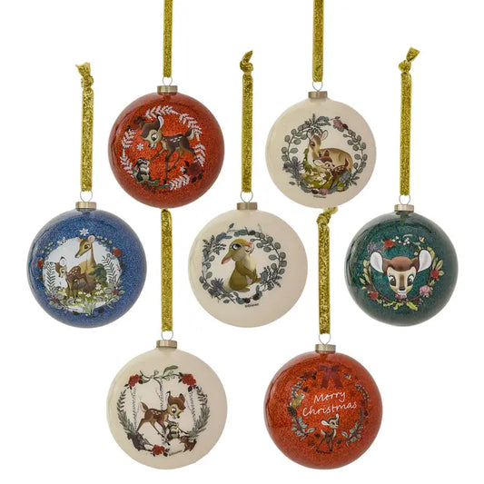 Coffret 7 Boules de Noël Bambi