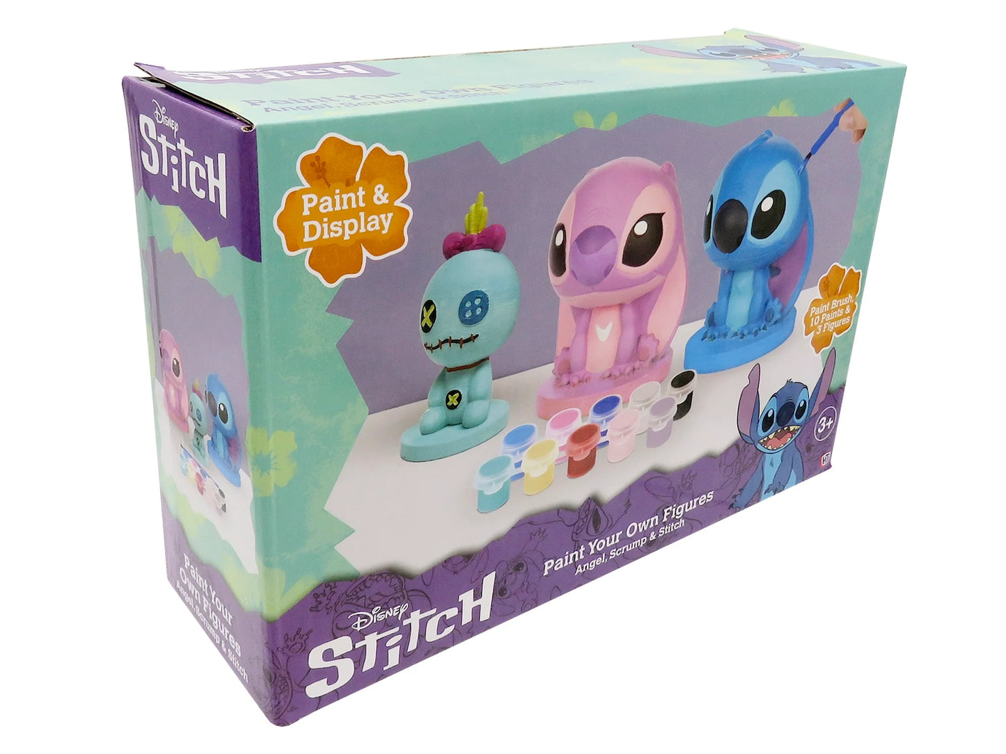 STITCH & ANGEL & SCRUMP - Set de 3 Figurines à Peindre - Mars 2026