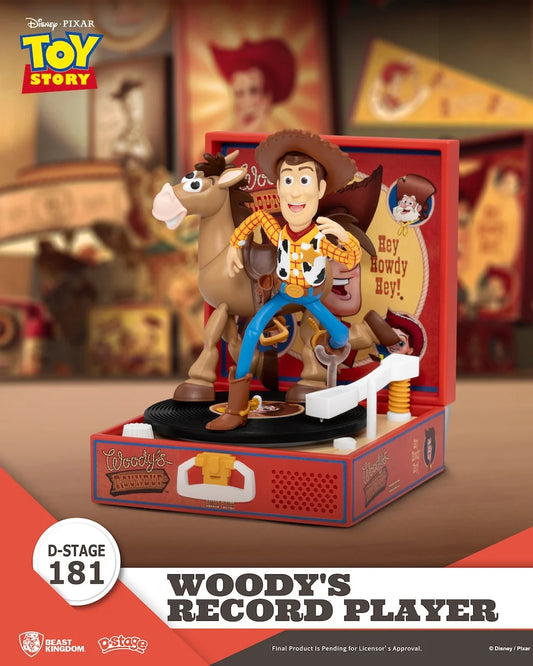 TOY STORY - Woody's Record Player - Diorama D-Stage 13.7cm