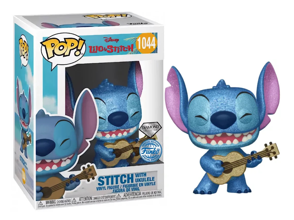 LILO & STITCH - POP N° 1044 - Stitch with Ukulele (Diamond) - janvier 2026