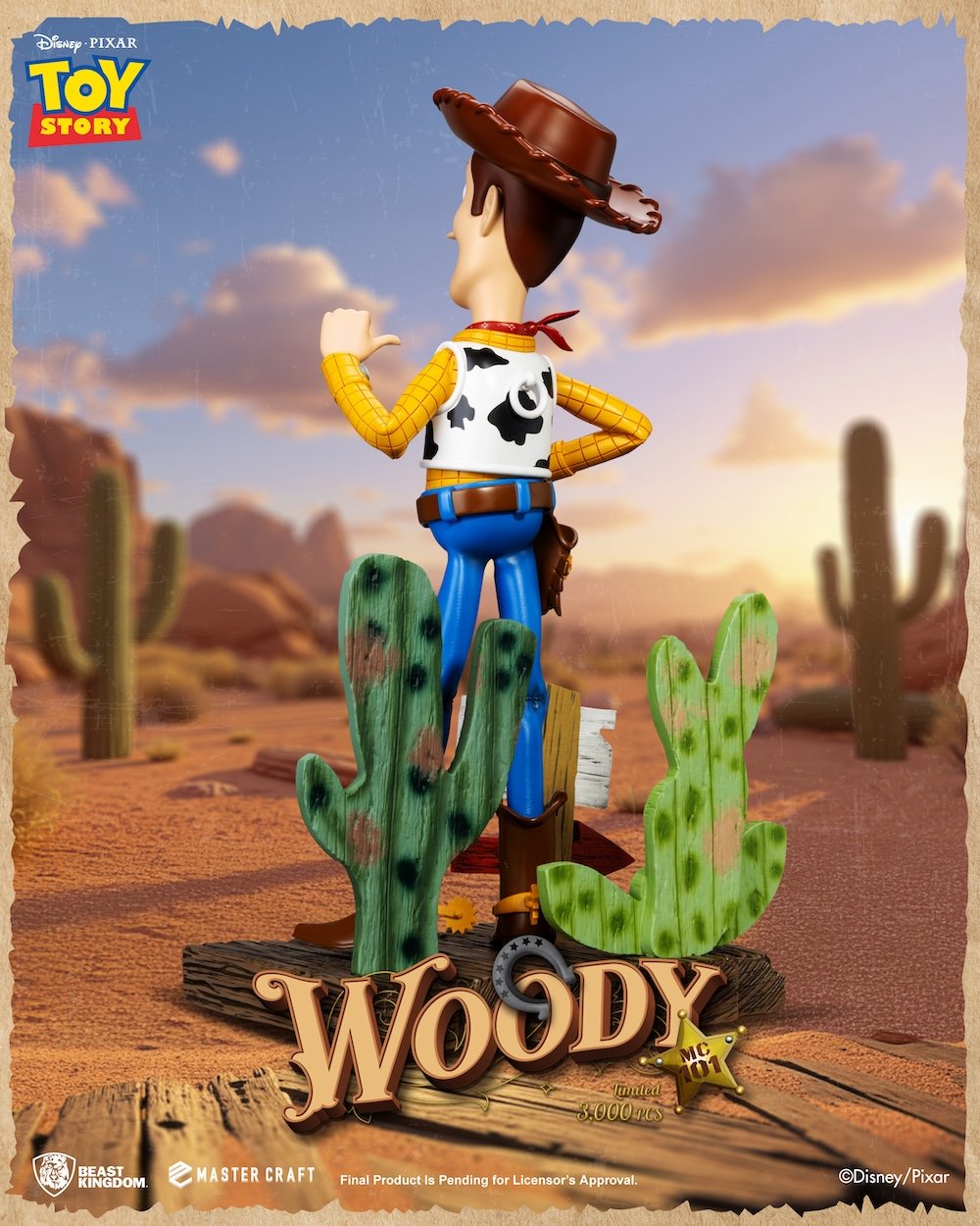 TOY STORY - Sheriff Woody - Statuette Master Craft 44cm - Juin 2026