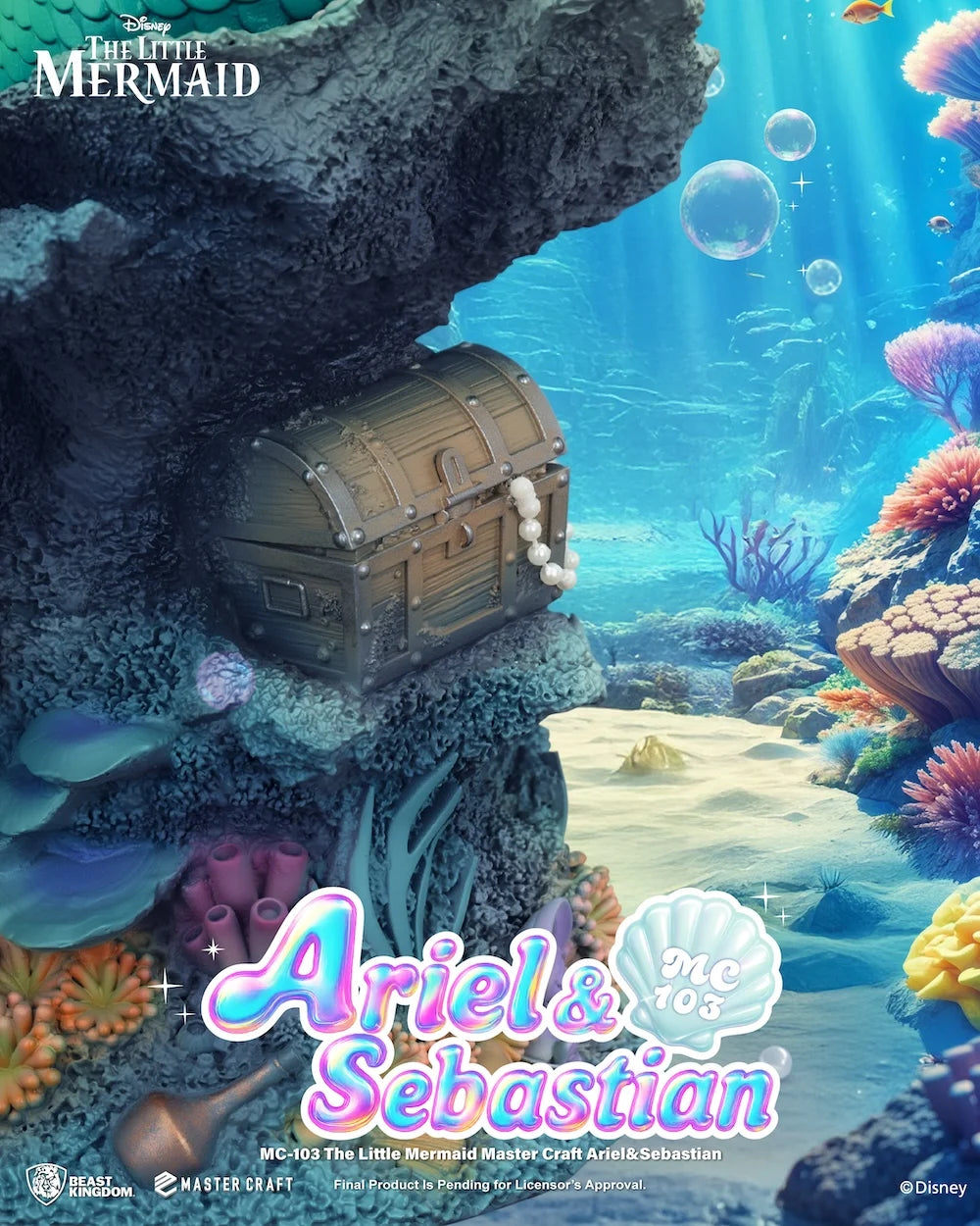 LA PETIT SIRENE - Ariel & Sebastien - Statuette Master Craft 42.8cm - Précommande Octobre 2026