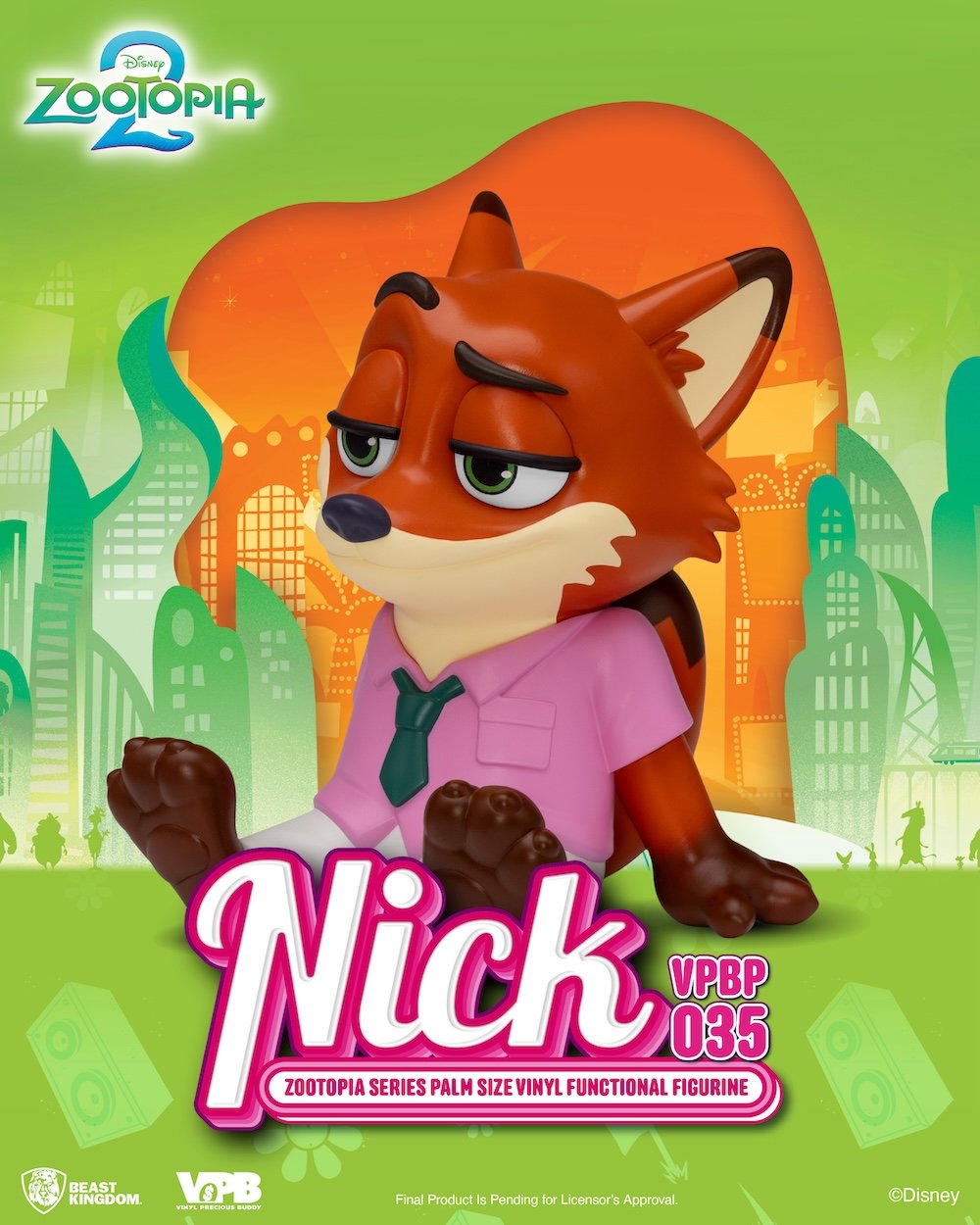 ZOOTOPIA 2 - Nick - Tirelire Vinyl Figure 15cm - Mars 2026 – Chez