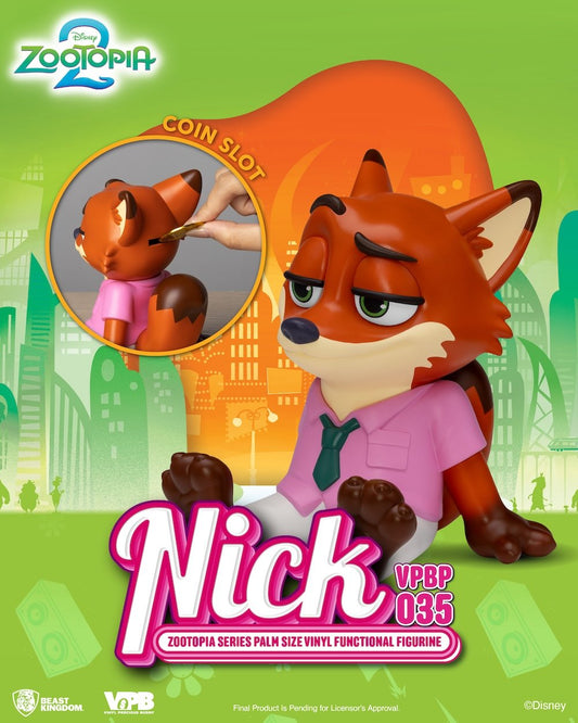 ZOOTOPIA 2 - Nick - Tirelire Vinyl Figure 15cm - Mars 2026