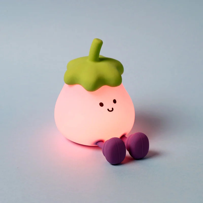 KAWAII - Aubergine - Lampe Rechargeable & Support Téléphone 13cm - Fin Janvier 2026