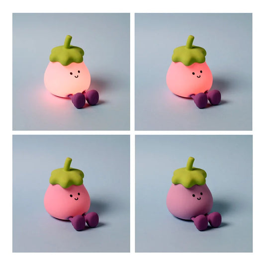 KAWAII - Aubergine - Lampe Rechargeable & Support Téléphone 13cm - Fin Janvier 2026