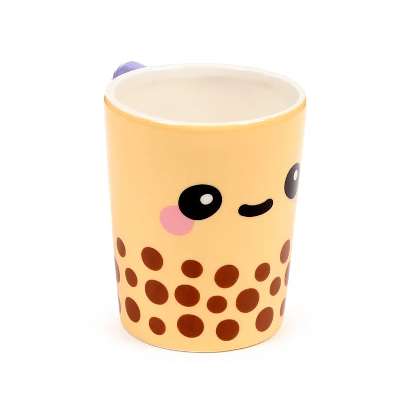 KAWAII - Boba le Bubble Tea - Mug + Couvercle 3D 300ml - Fin Janvier 2026