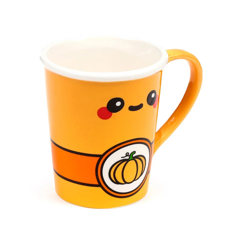 KAWAII - Latte Citrouille Epicé - Mug + Couvercle 3D 325ml - Fin Janvier 2026