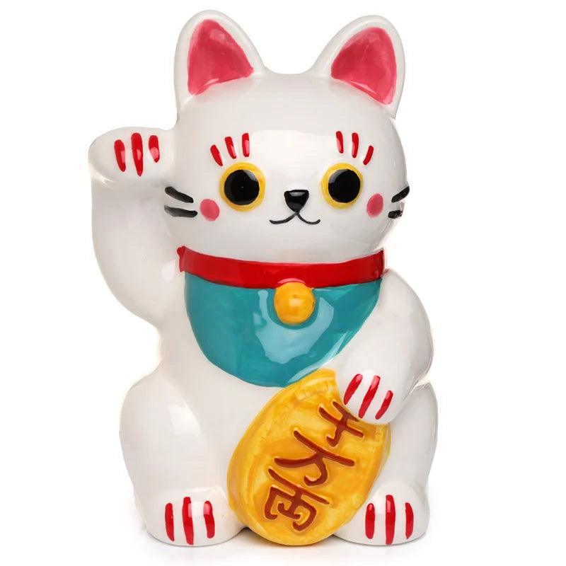 MANEKI-NEKO - Blanc - Tirelire 15cm - Fin Janvier 2026