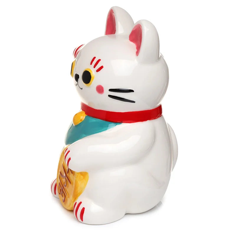 MANEKI-NEKO - Blanc - Tirelire 15cm - Fin Janvier 2026