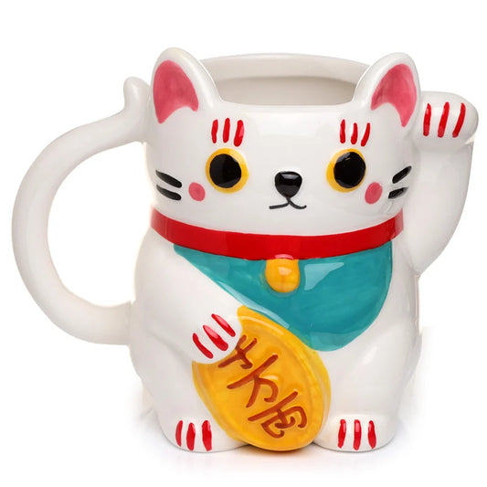 MANEKI-NEKO - Blanc - Mug 3D 450ml - Fin Janvier 2026