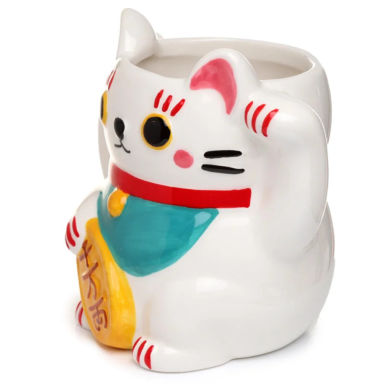 MANEKI-NEKO - Blanc - Mug 3D 450ml - Fin Janvier 2026