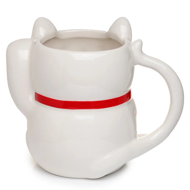 MANEKI-NEKO - Blanc - Mug 3D 450ml - Fin Janvier 2026