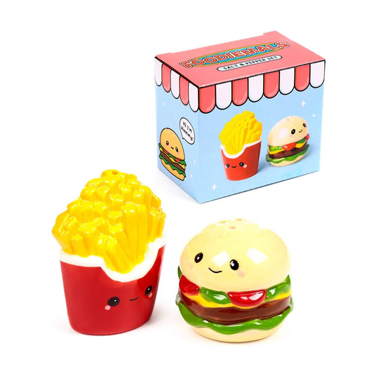 KAWAII - Burger & Frites - Set Salière et Poivrière - Fin Janvier 2026