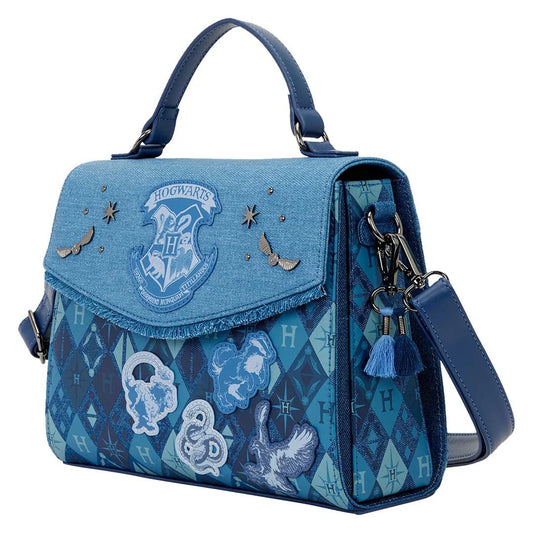 Warner Bros - Sac à bandoulière Harry Potter Hogwarts Denim