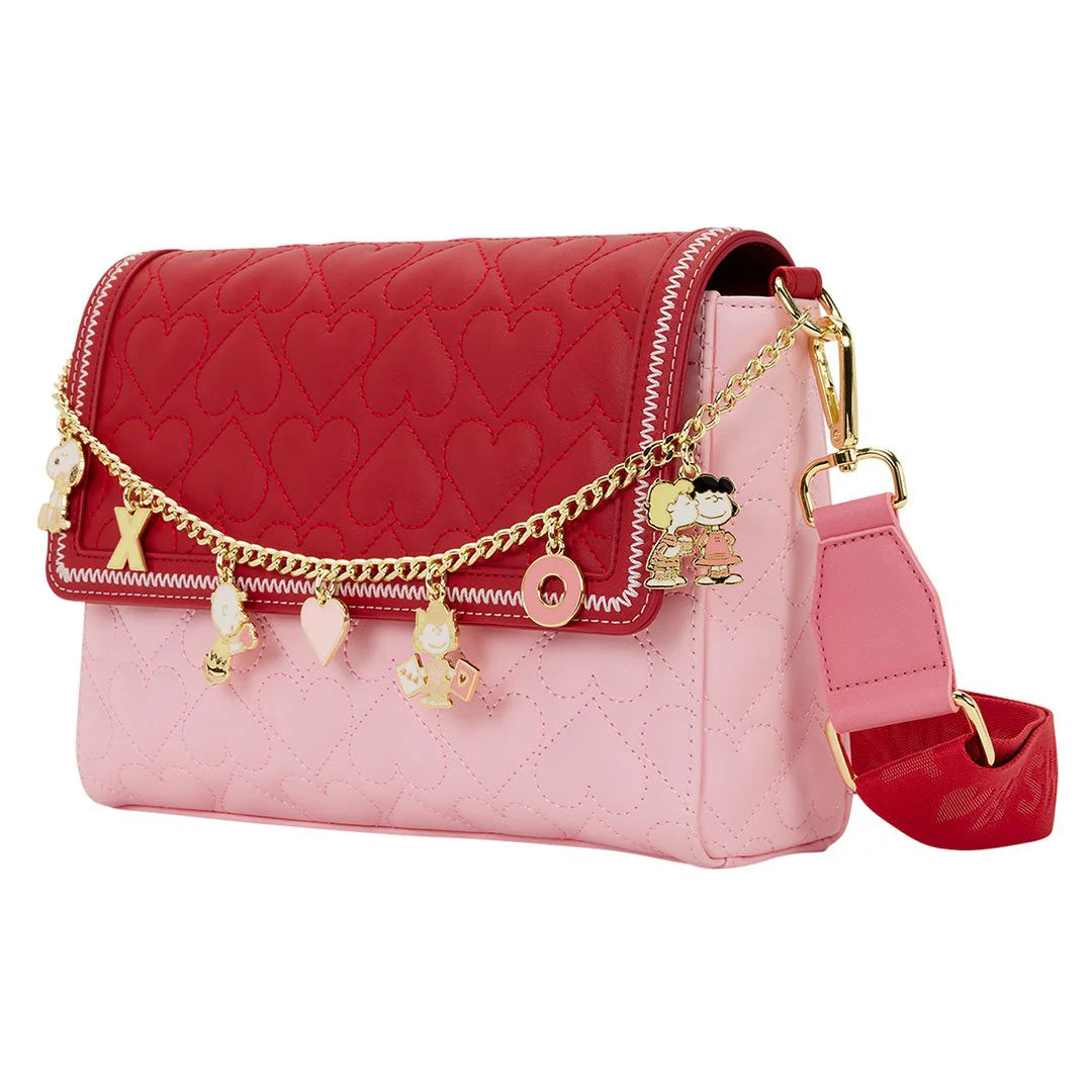 Sac à bandoulière Snoopy XO breloques