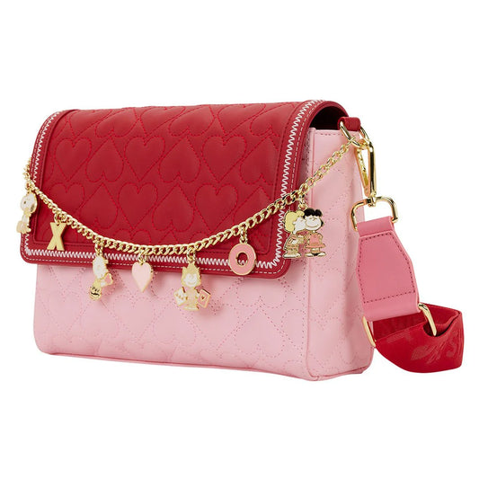 Sac à bandoulière Snoopy XO breloques