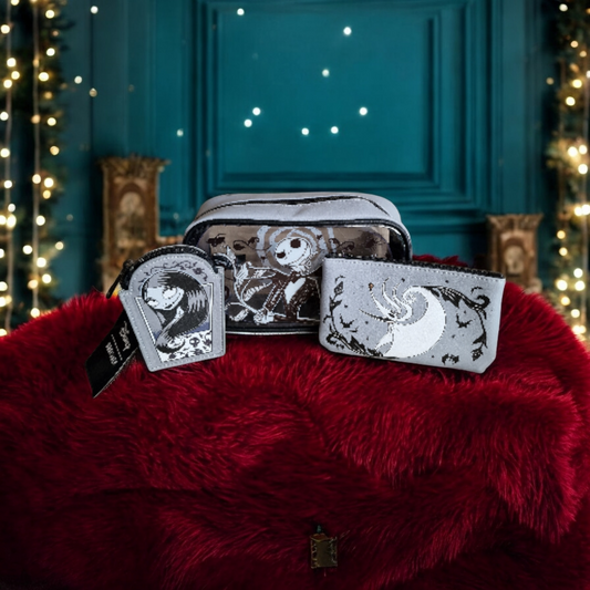 Pochette cosmétique triple L'Étrange Noël de Monsieur Jack