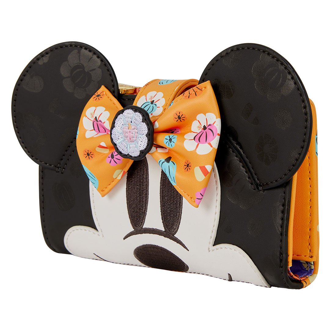 Disney - Portefeuille Minnie Citrouille d'halloween - Arrivage Septembre 2025