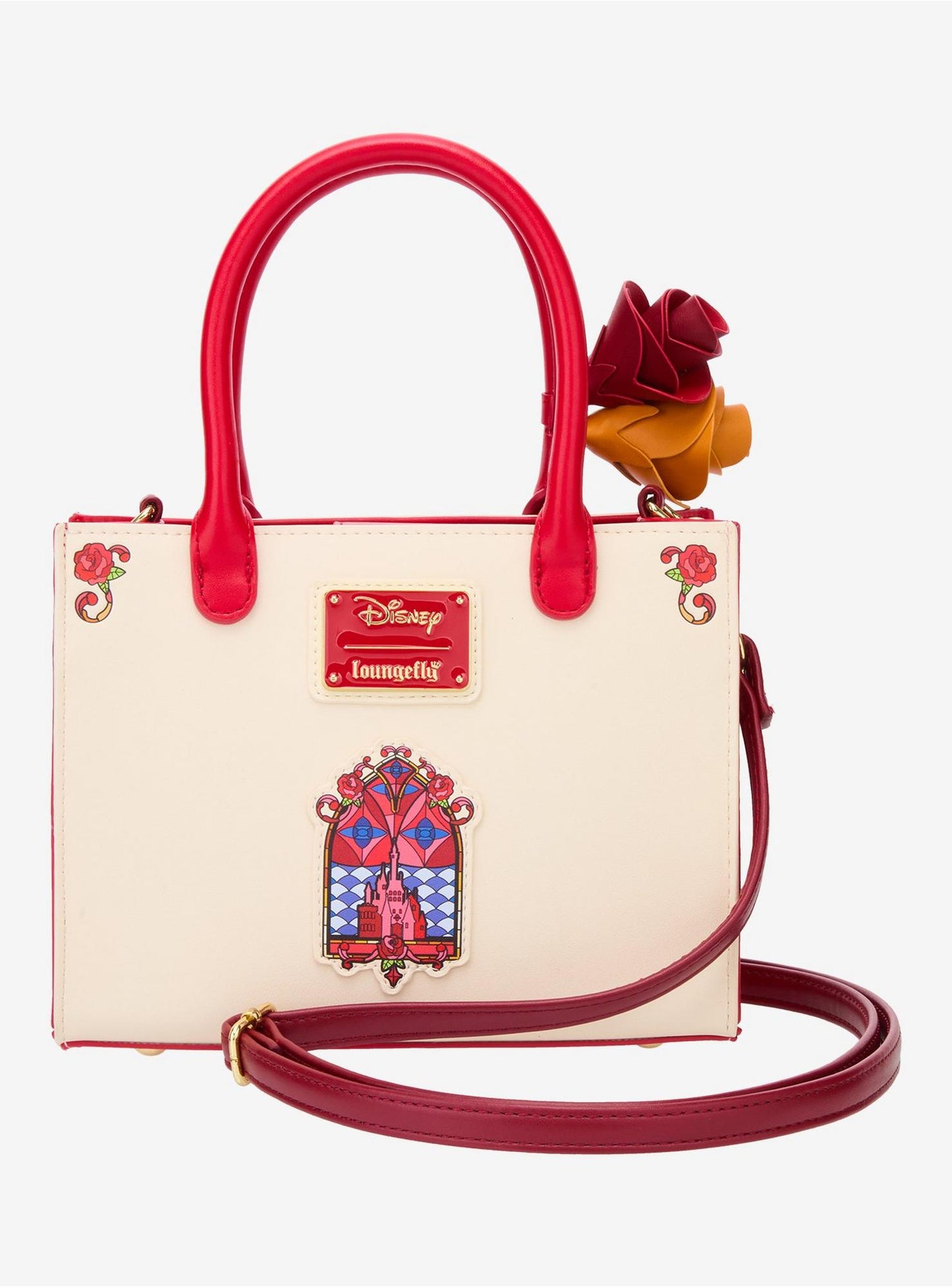 Sac à bandoulière Belle et la Bête vitrail