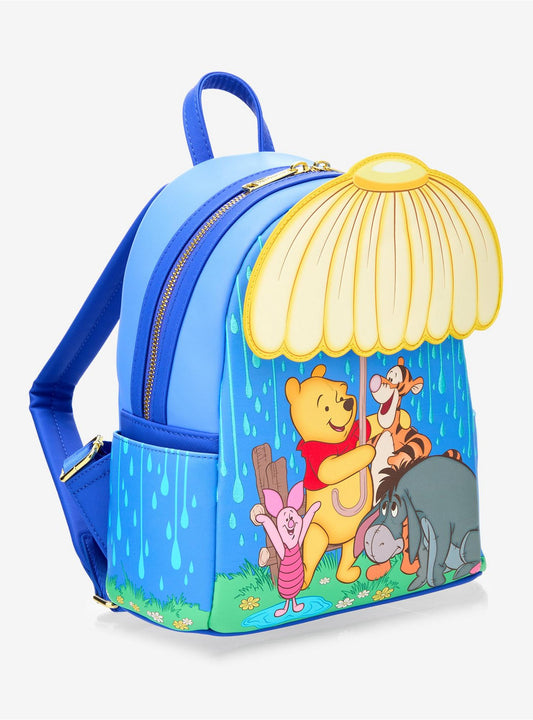 Sac à dos Winnie l'ourson et ses amis sous la pluie