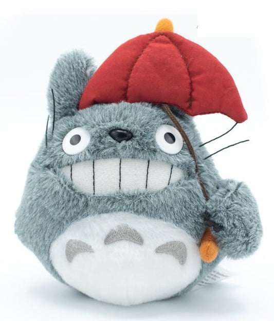 MON VOISIN TOTORO - Totoro Red Umbrella - Peluche 15cm - 12 jours ouvrés