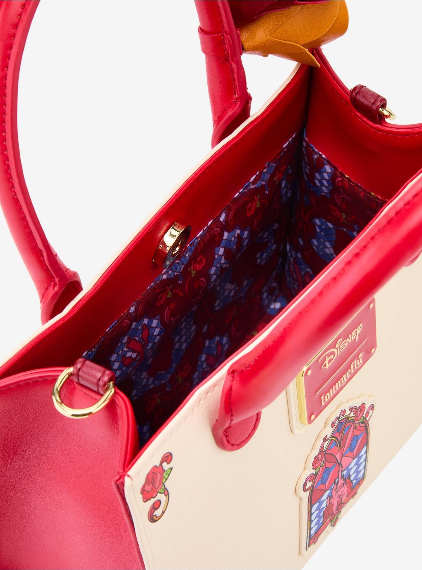 Sac à bandoulière Belle et la Bête vitrail