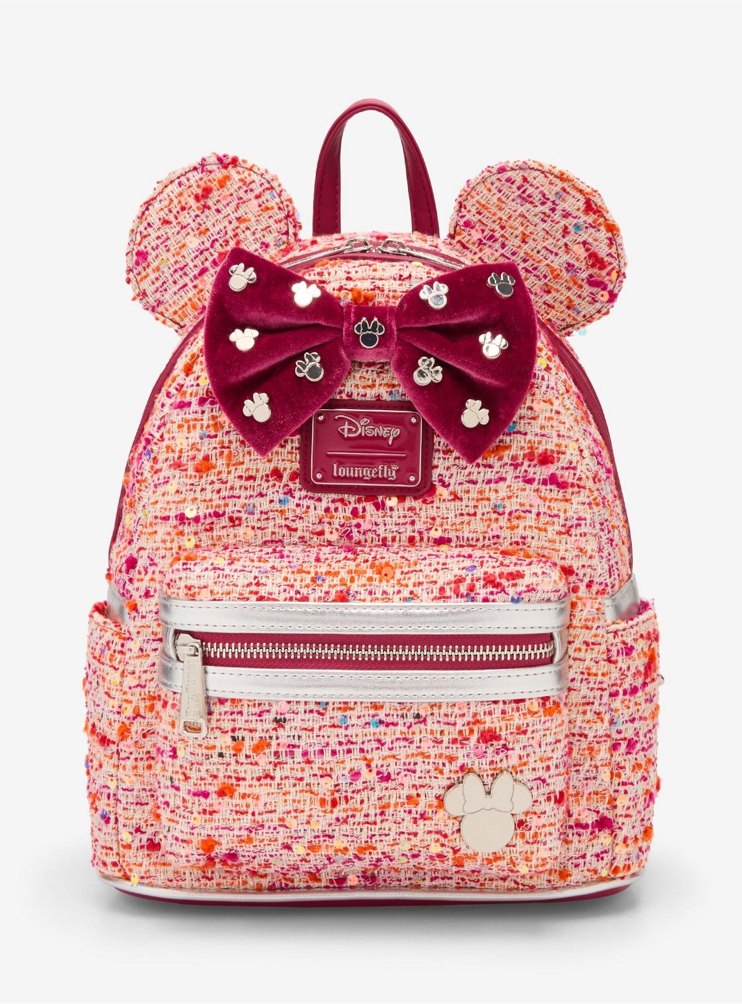 Sac à dos Pink Bouclé Fabric Minnie Mouse