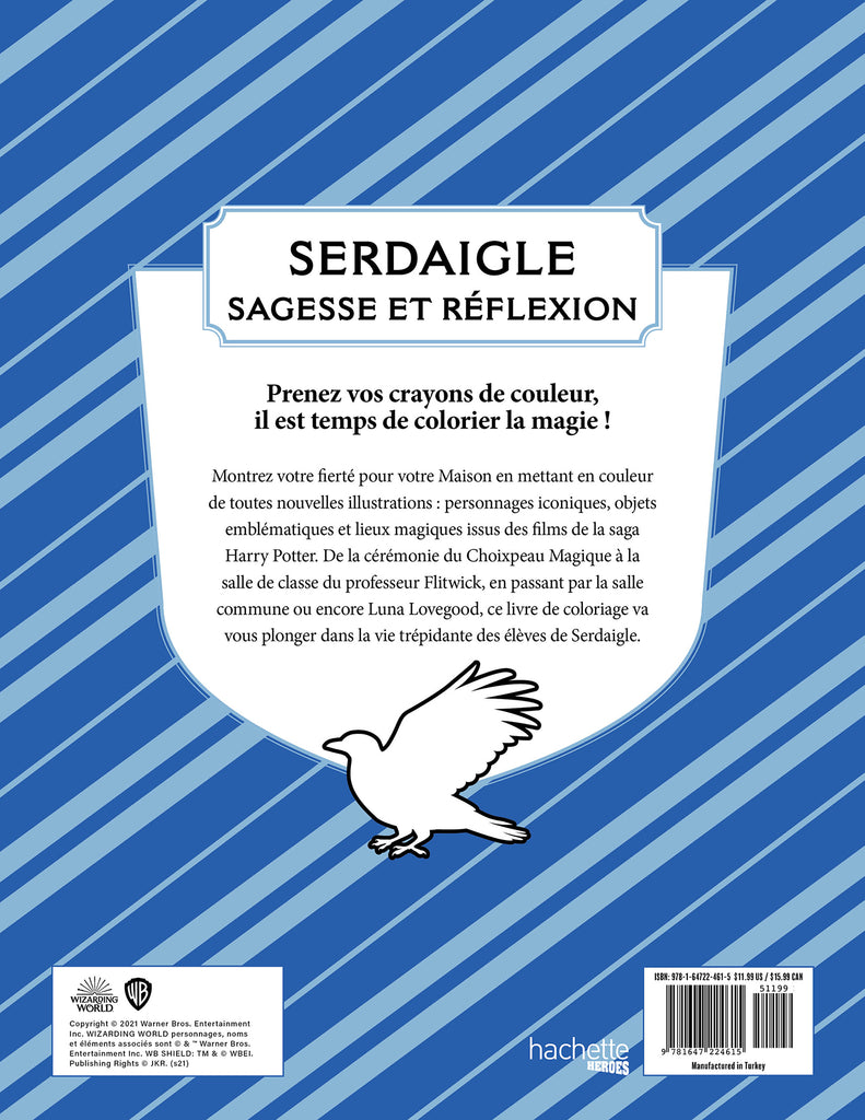 Harry Potter - Serdaigle - le livre de coloriage officiel