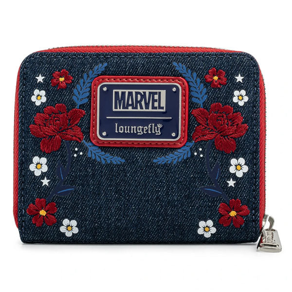 Marvel - Portefeuille Captain America Floral Shield