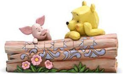 Disney Traditions - Winnie et Porcinet sur le tronc